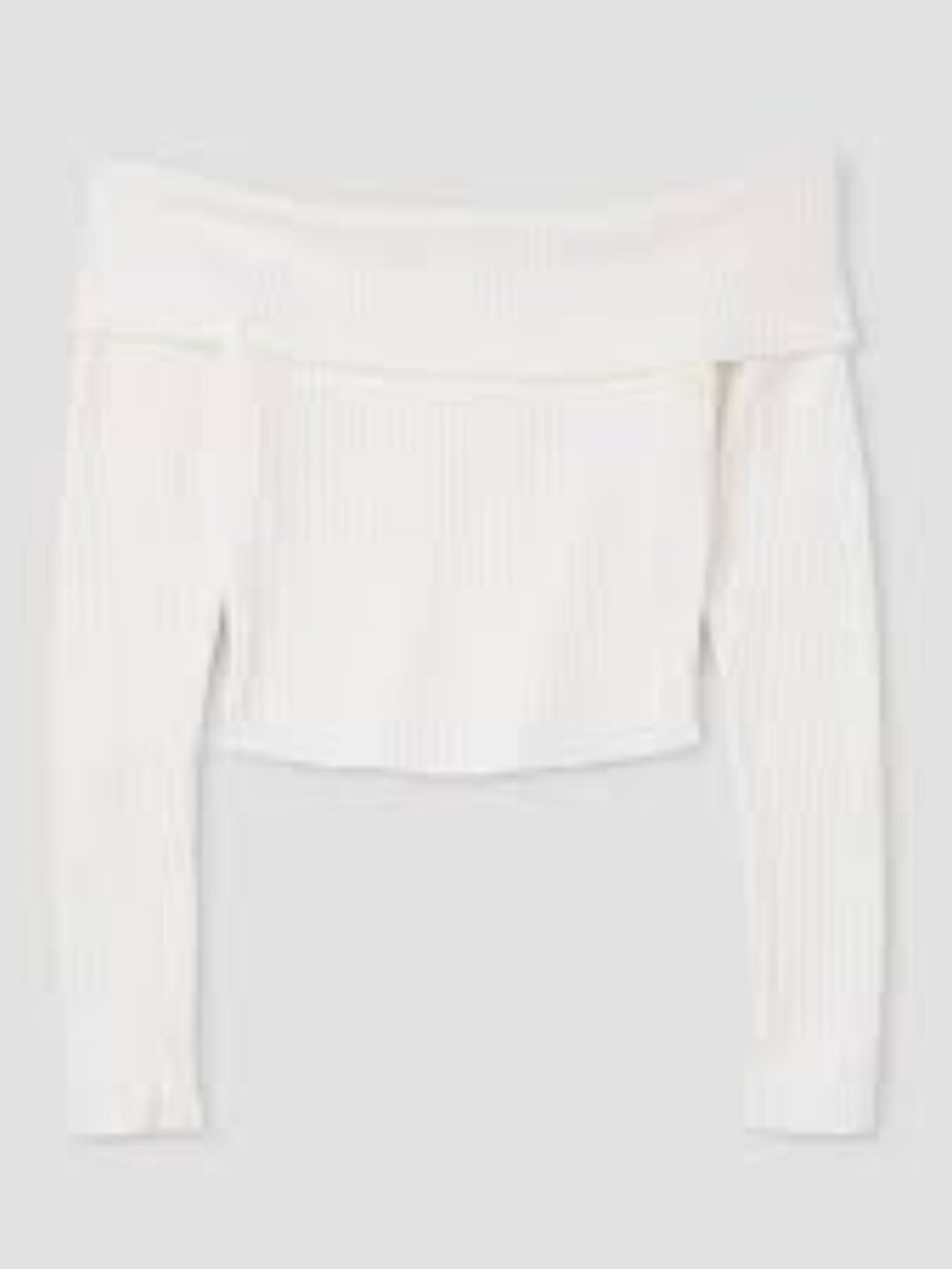 Wild Fable Long Sleeve Ribbed Off the Shoulder Shirt S